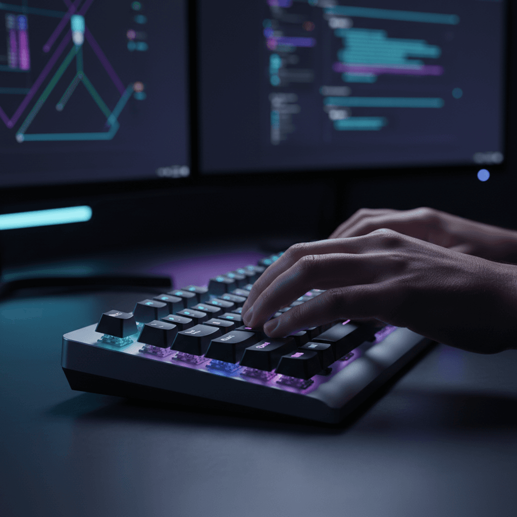 Developer adjusting facial recognition parameters on a computer screen